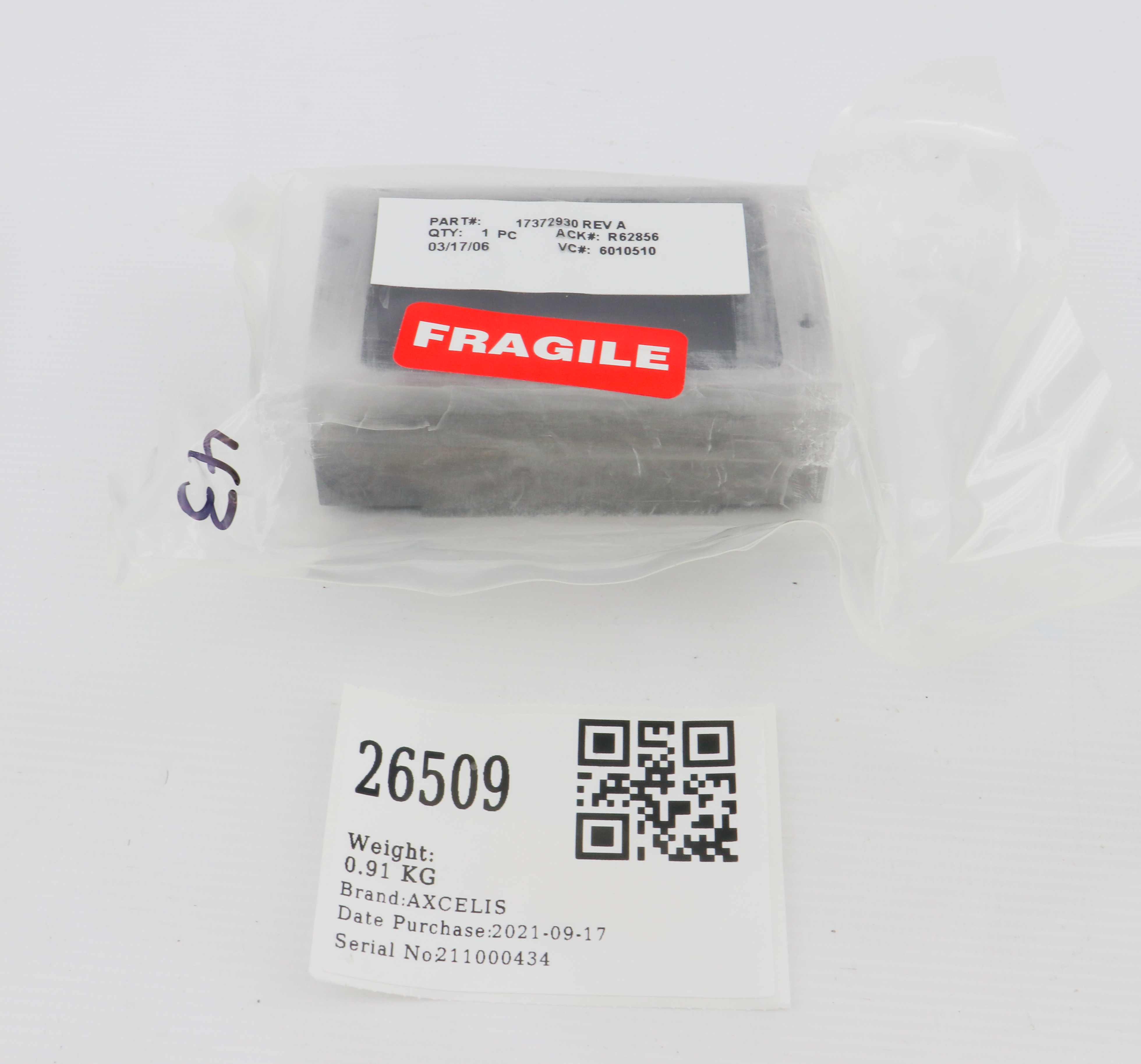26509 AXCELIS ARC CHAMBER TUNGSTEN (NEW) 17372930 | eBay Australia